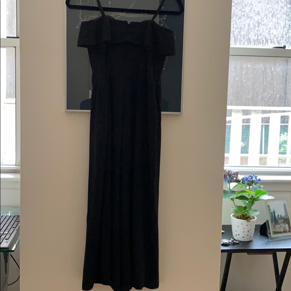 Strapless Ruffle Jumpsuit - Picture 4 of 6